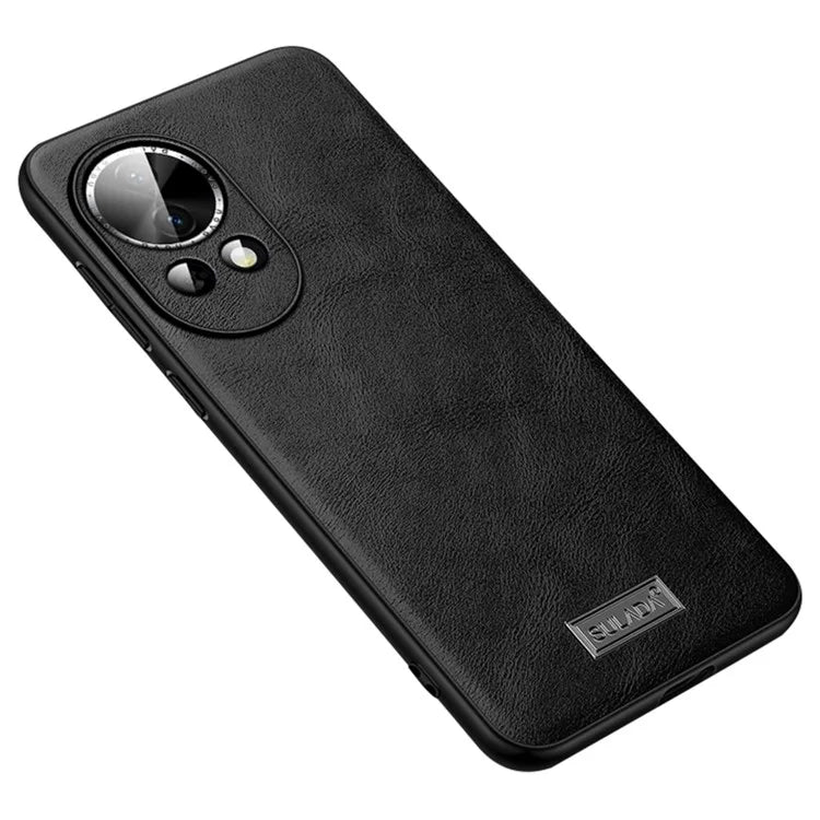 SULADA For Huawei nova 12 5G Phone Case Leather+TPU+PC Anti-drop Cover