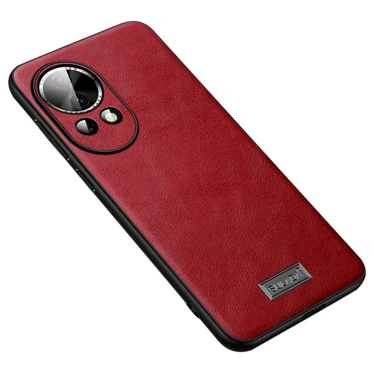 SULADA For Huawei nova 12 5G Phone Case Leather+TPU+PC Anti-drop Cover