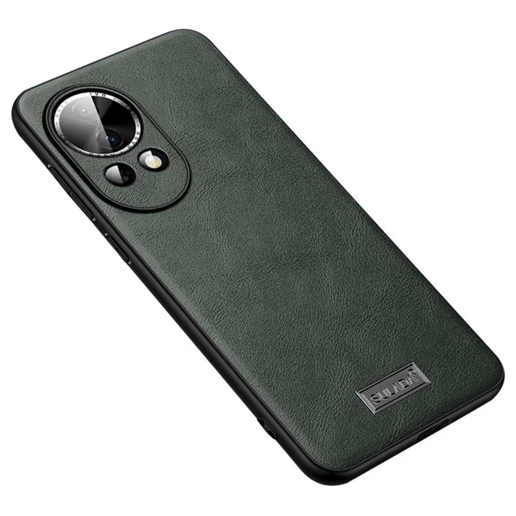 SULADA For Huawei nova 12 5G Phone Case Leather+TPU+PC Anti-drop Cover