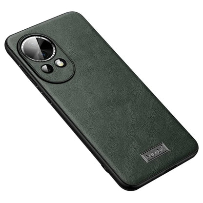 SULADA For Huawei nova 12 5G Phone Case Leather+TPU+PC Anti-drop Cover