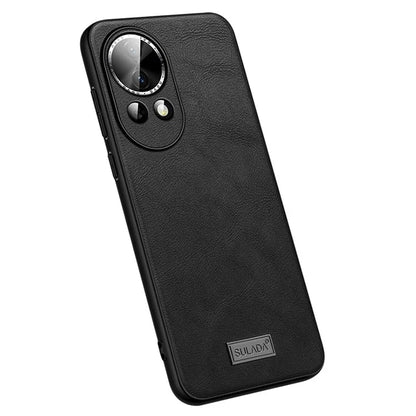 SULADA For Huawei nova 12 5G Phone Case Leather+TPU+PC Anti-drop Cover