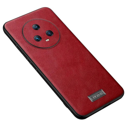 SULADA For Honor Magic5 Case PU Leather+TPU+PC Anti-scratch Phone Cover