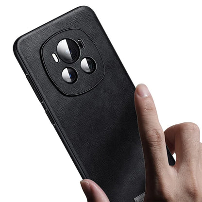 SULADA For Honor Magic5 Case PU Leather+TPU+PC Anti-scratch Phone Cover