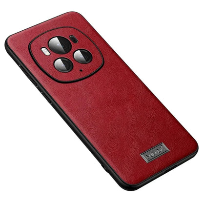 SULADA For Honor Magic6 Pro 5G Case PU Leather Coated TPU+PC Phone Back Cover