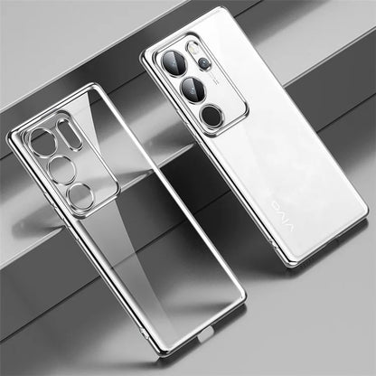 SULADA For vivo S17 5G TPU Case Electroplating Transparent Phone Cover