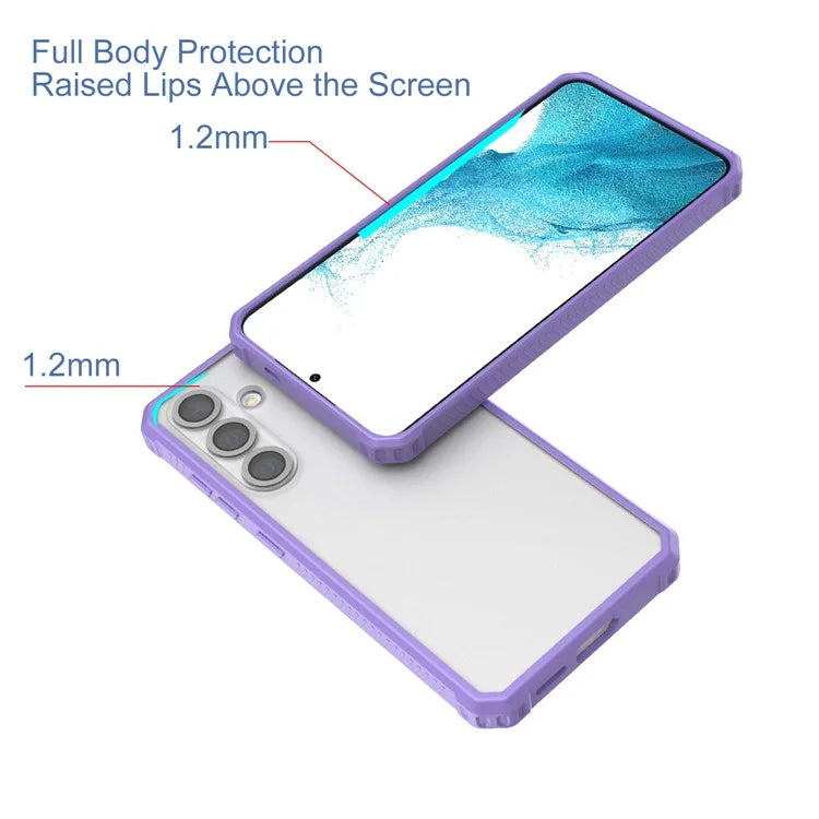 GW23 For Samsung Galaxy S24 Case Drop Protection TPU+PC Phone Back Shell