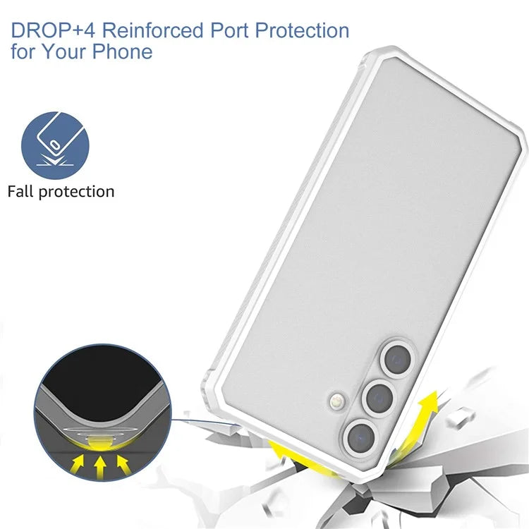 GW23 For Samsung Galaxy S24 Case Drop Protection TPU+PC Phone Back Shell
