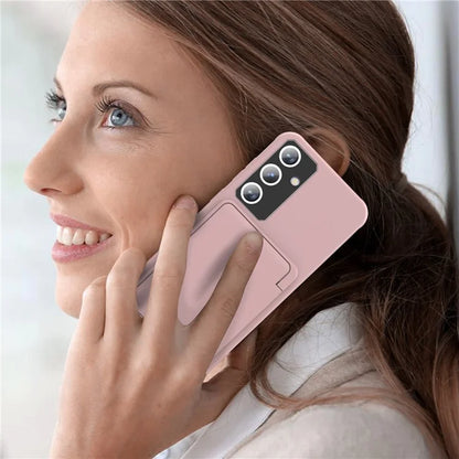 For Samsung Galaxy S24 Case Scratch-proof PC+TPU Makeup Mirror Phone Cover