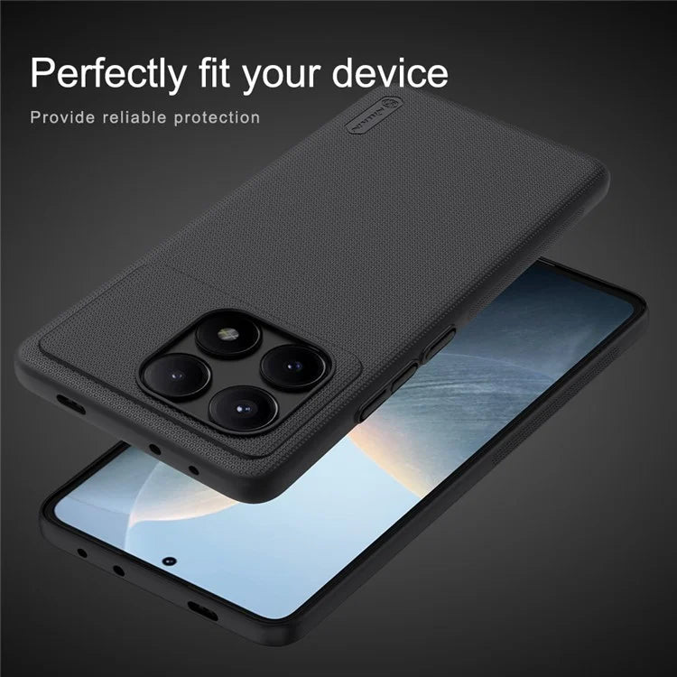 NILLKIN Frosted Shield Case for Xiaomi Redmi K70E 5G / Poco X6 Pro 5G Hard PC Phone Cover