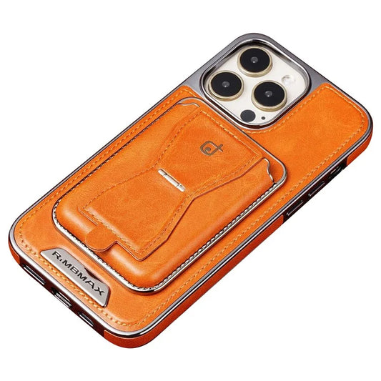RMBMAX For iPhone 12 Pro 6.1 inch Cell Phone Case Detachable Card Holder Kickstand Cover