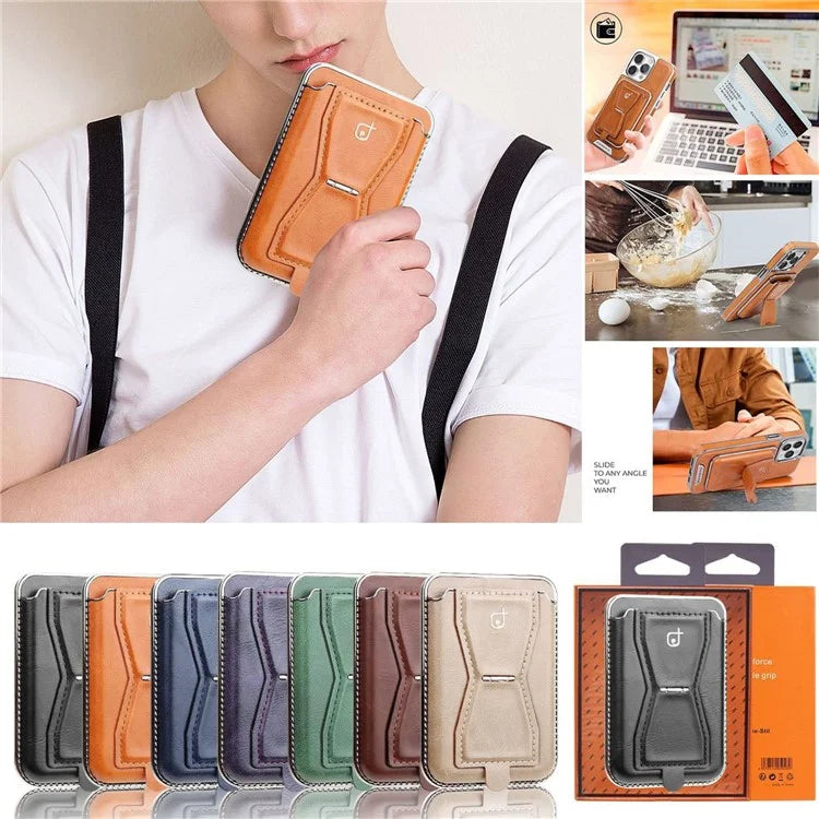 RMBMAX For iPhone 12 Pro Max 6.7 inch Case Detachable Card Slot Kickstand Back Cover