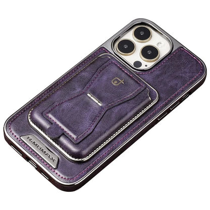 RMBMAX For iPhone 15 Pro Max Case Detachable 2-in-1 Card Holder Shockproof Phone Shell