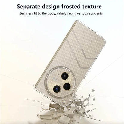 For Oppo Find N3 5G Case Transparent Hard PC Matte Phone Cover Sea Sand Texture