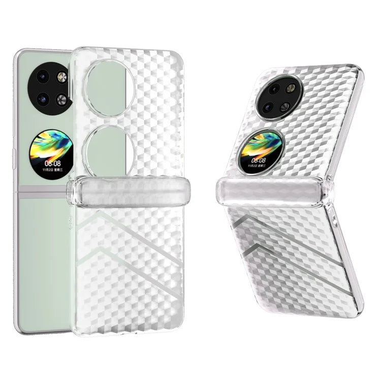 For Huawei Pocket 2 Case Hinge Protection Transparent Matte PC Phone Cover
