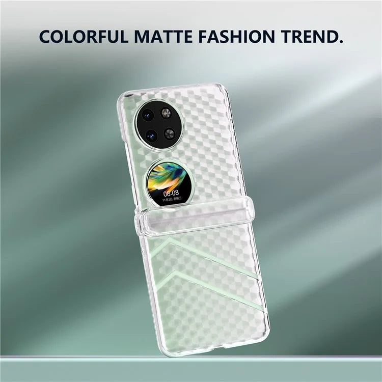 For Huawei Pocket 2 Case Hinge Protection Transparent Matte PC Phone Cover