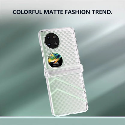 For Huawei Pocket 2 Case Hinge Protection Transparent Matte PC Phone Cover