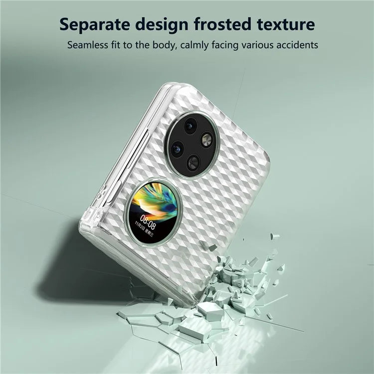 For Huawei Pocket 2 Case Hinge Protection Transparent Matte PC Phone Cover