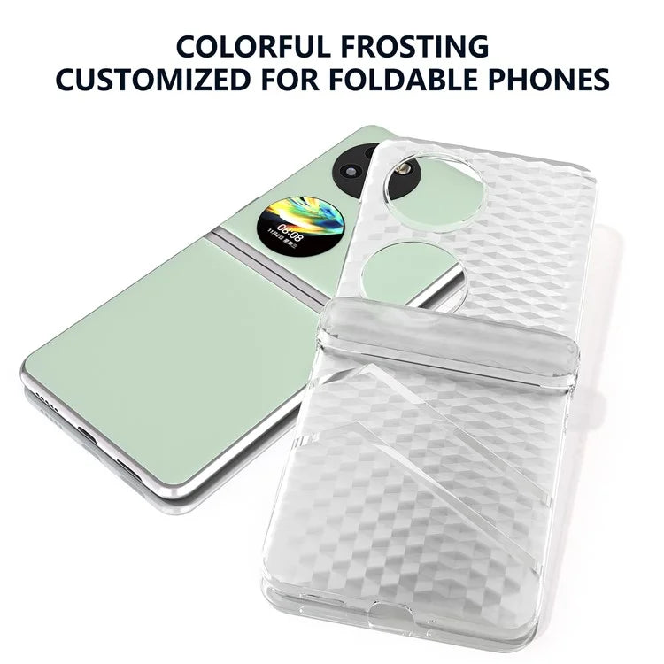 For Huawei Pocket 2 Case Hinge Protection Transparent Matte PC Phone Cover