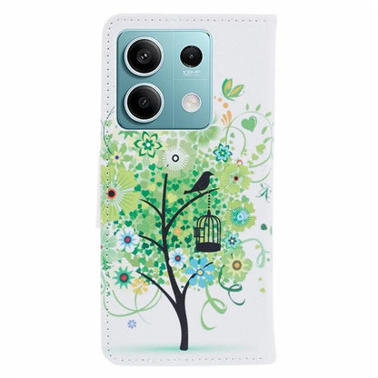 Phone Case for Xiaomi Redmi Note 13 5G PU Leather Cross Texture Wallet Cover