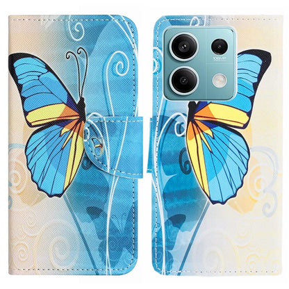 Phone Case for Xiaomi Redmi Note 13 5G PU Leather Cross Texture Wallet Cover