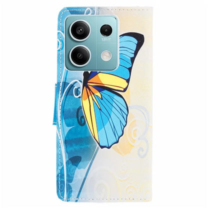 Phone Case for Xiaomi Redmi Note 13 5G PU Leather Cross Texture Wallet Cover