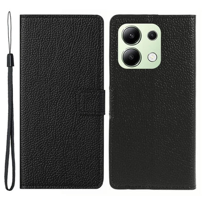 For Xiaomi Redmi Note 13 4G Case Litchi Texture Wallet Phone Leather Cover