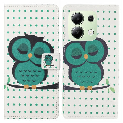 For Xiaomi Redmi Note 13 4G Case Wallet PU Leather Pattern Printing Phone Cover