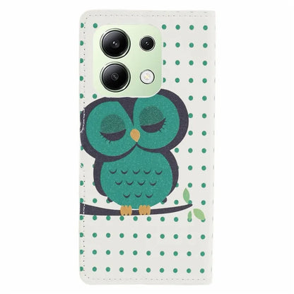 For Xiaomi Redmi Note 13 4G Case Wallet PU Leather Pattern Printing Phone Cover