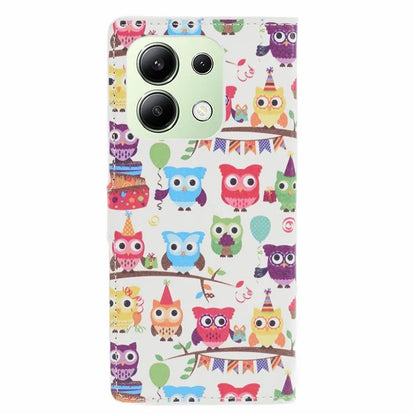 For Xiaomi Redmi Note 13 4G Case Wallet PU Leather Pattern Printing Phone Cover