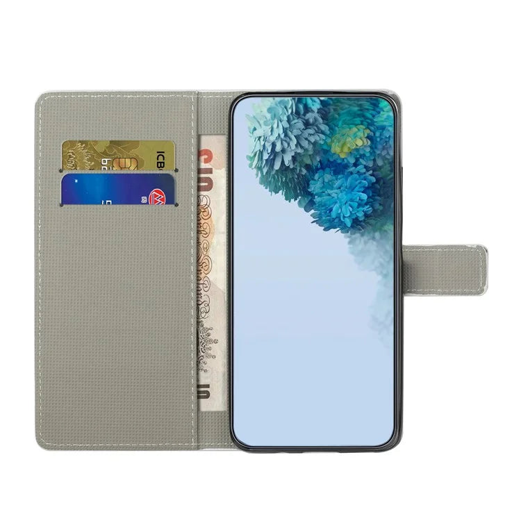 For Xiaomi Redmi Note 13 4G Case Wallet PU Leather Pattern Printing Phone Cover