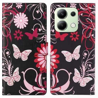 For Xiaomi Redmi Note 13 4G Case Wallet PU Leather Pattern Printing Phone Cover