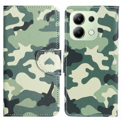 For Xiaomi Redmi Note 13 4G Wallet Flip Cover PU Leather Pattern Phone Case Cross Texture