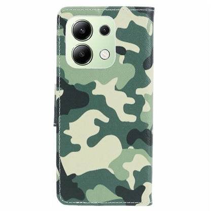 For Xiaomi Redmi Note 13 4G Wallet Flip Cover PU Leather Pattern Phone Case Cross Texture