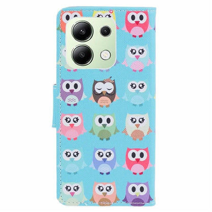 For Xiaomi Redmi Note 13 4G Wallet Flip Cover PU Leather Pattern Phone Case Cross Texture