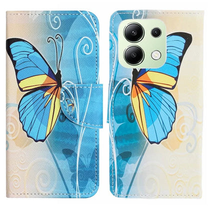 For Xiaomi Redmi Note 13 4G Wallet Flip Cover PU Leather Pattern Phone Case Cross Texture