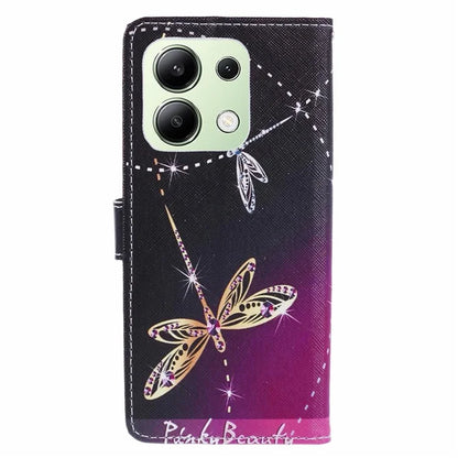 For Xiaomi Redmi Note 13 4G Phone Case Leather 3D Pattern Magnetic Folio Cover