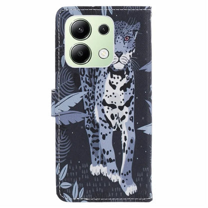 For Xiaomi Redmi Note 13 4G Phone Case Leather 3D Pattern Magnetic Folio Cover