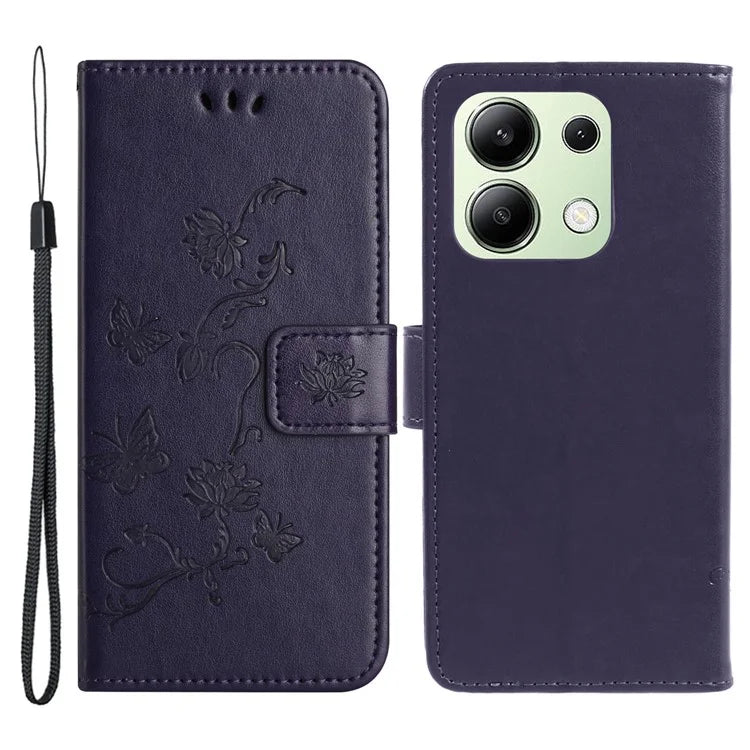 For Xiaomi Redmi Note 13 4G Cell Phone Case Drop Resistant Imprinted Wallet Stand Cover