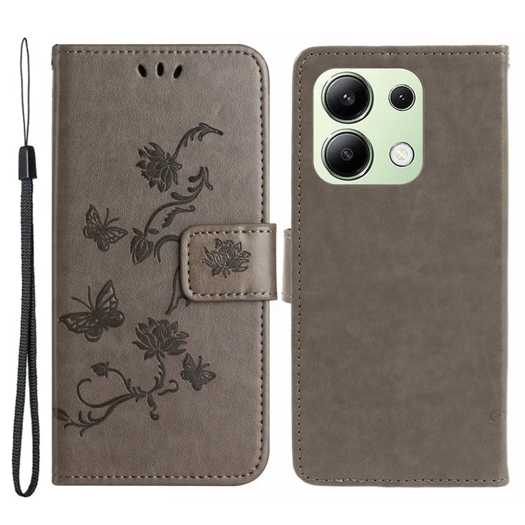 For Xiaomi Redmi Note 13 4G Cell Phone Case Drop Resistant Imprinted Wallet Stand Cover