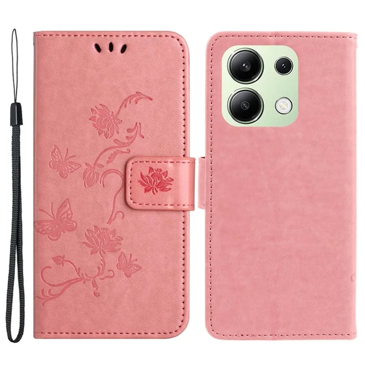 For Xiaomi Redmi Note 13 4G Cell Phone Case Drop Resistant Imprinted Wallet Stand Cover