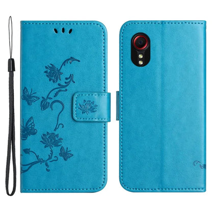 For Samsung Galaxy Xcover 7 Cell Phone Case Drop Resistant Imprinted PU Leather Wallet Cover