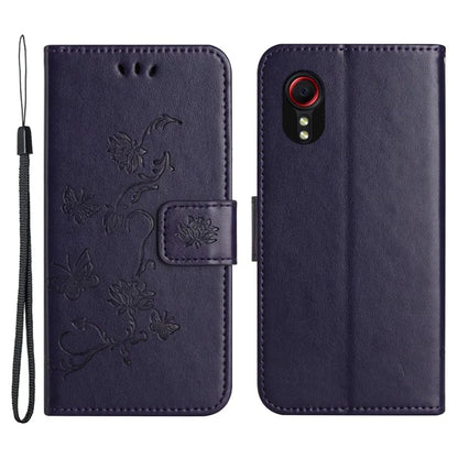 For Samsung Galaxy Xcover 7 Cell Phone Case Drop Resistant Imprinted PU Leather Wallet Cover