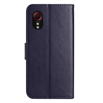 For Samsung Galaxy Xcover 7 Cell Phone Case Drop Resistant Imprinted PU Leather Wallet Cover