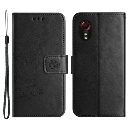 For Samsung Galaxy Xcover 7 Cell Phone Case Drop Resistant Imprinted PU Leather Wallet Cover