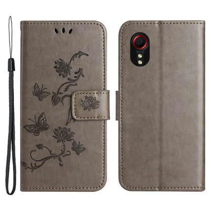 For Samsung Galaxy Xcover 7 Cell Phone Case Drop Resistant Imprinted PU Leather Wallet Cover
