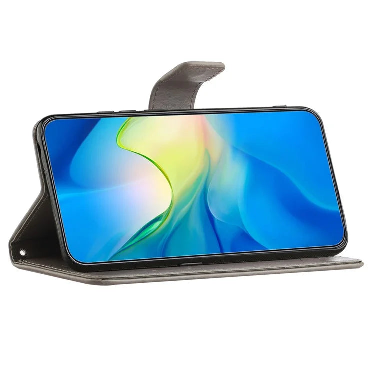For Samsung Galaxy Xcover 7 Cell Phone Case Drop Resistant Imprinted PU Leather Wallet Cover