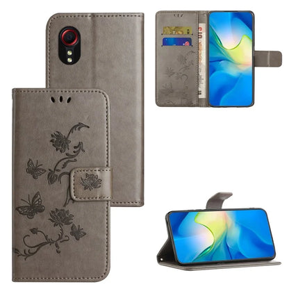 For Samsung Galaxy Xcover 7 Cell Phone Case Drop Resistant Imprinted PU Leather Wallet Cover