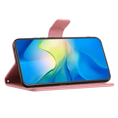 For Samsung Galaxy Xcover 7 Cell Phone Case Drop Resistant Imprinted PU Leather Wallet Cover