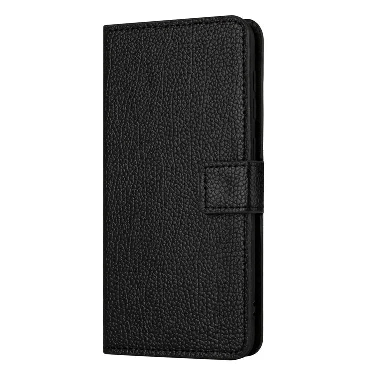 For Samsung Galaxy Xcover 7 Cell Phone Case Litchi Texture PU Leather Wallet Stand Anti-drop Cover