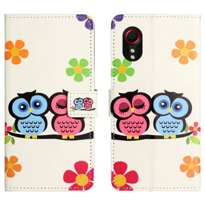 For Samsung Galaxy Xcover 7Case Leather Printed Pattern Phone Protective Cover